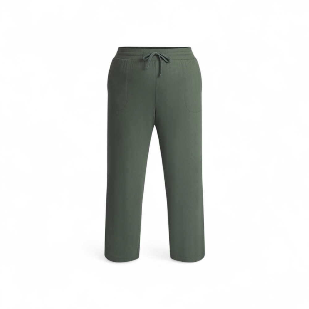 Terra & Sky Womens Size 2X Athletic Leisure Pants Dark Aloe